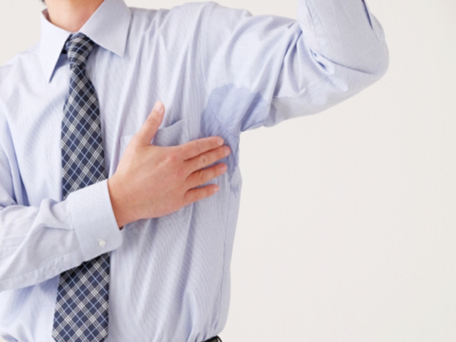 多汗症・・・保険で治療できます